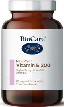 BioCare Vitamin E 200iu 60 Capsules