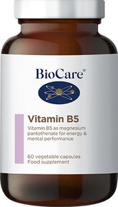 BioCare Vitamin B5 Pantothenate 60 veg capsules