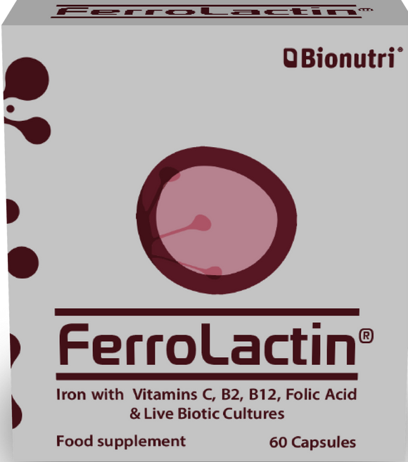 Bionutri Ferrolactin 60 capsules