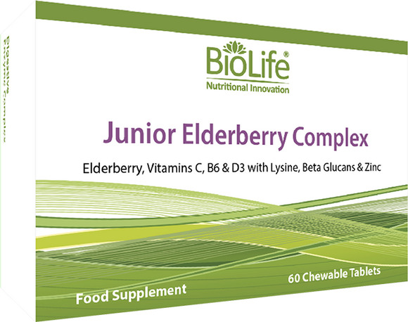 BioLife Junior Elderberry Complex 60 chewable tablets