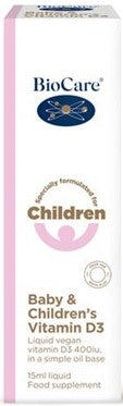 BioCare Baby & Children's Vitamin D3 15ml
