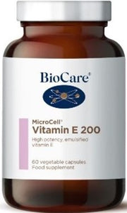 BioCare Vitamin E 200iu 60 Capsules