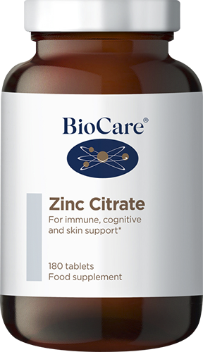 BioCare Zinc Citrate 180 tablets