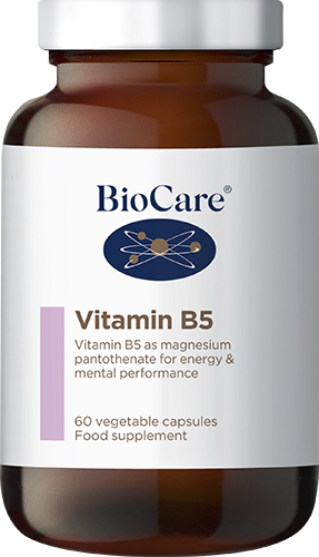 BioCare Vitamin B5 Pantothenate 60 veg capsules