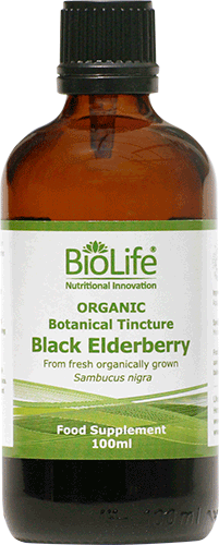 BioLife Black Elderberry Tincture (Organic) Extract 100ml